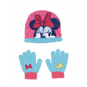 Disney Dětský set čepice/rukavice 51/54 Minnie Mouse "Lucky"