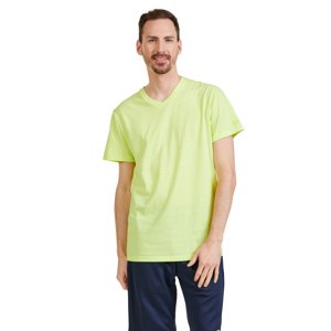 SAM 73 Pánské triko s krátkým rukávem LEONARD Žlutá 4XL