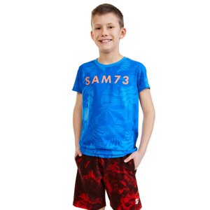 SAM 73 Chlapecké triko THEODORE Modrá 128