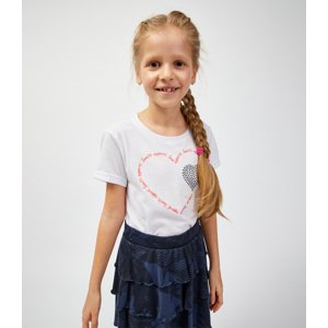 SAM 73 Dívčí triko ALAINA Bílá 164