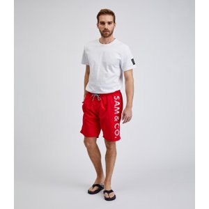 SAM 73 Pánské plavecké šortky PEGASUS Červená XL