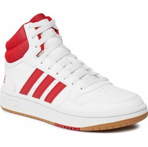 Boty adidas Hoops 3.0 Mid Lifestyle Basketball Classic Vintage Shoes IG5569 Cwhite/Betsca/Gum4
