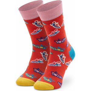 Klasické ponožky Unisex Happy Socks SAN01-4300 Červená