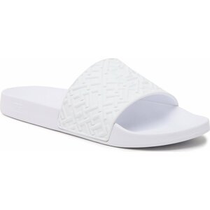 Nazouváky Tommy Hilfiger Rubber Th Monogram Pool Slide FM0FM04464 White YBS