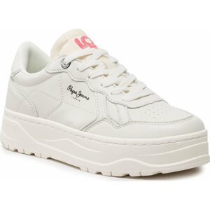 Sneakersy Pepe Jeans Kore Love W PLS31473 Factory White 801