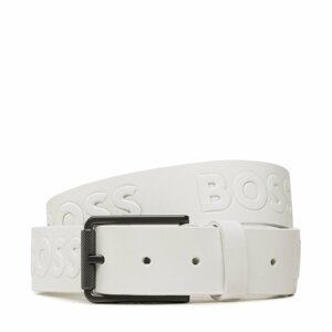Pánský pásek Boss 50491895 Bílá