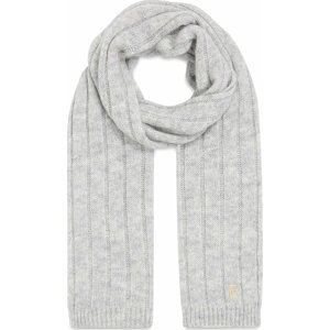 Šál Tommy Hilfiger Th Timeless Scarf AW0AW15351 Šedá