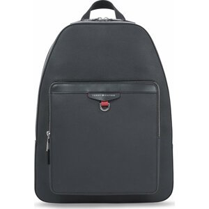 Batoh Tommy Hilfiger Th Structured Leather Backpack AM0AM11561 Black BDS