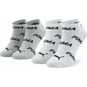 Sada 2 párů nízkých ponožek unisex Puma 907947 02 Barevná