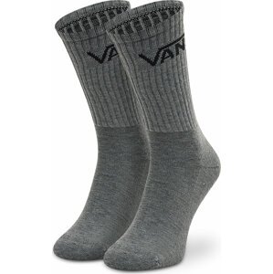 Sada 3 párů pánských vysokých ponožek Vans Mn Classic Crew VN000XSEHTG1 Heather Grey
