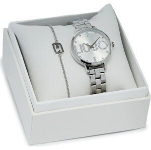 Sada hodinek a náramek Liu Jo Couple Plus TLJ2036 Stříbrná