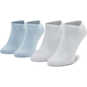Sada 2 párů dámských nízkých ponožek Tommy Hilfiger 343024001 Barevná