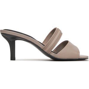 Nazouváky Tommy Hilfiger Sporty Leather Mule FW0FW07640 Smooth Taupe PKB