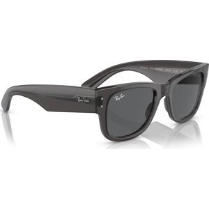 Sluneční brýle Ray-Ban Mega Wayfarer 0RB0840S 1406B1 Transparent Black/Dark Grey