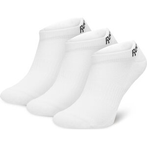 Sada 3 párů nízkých ponožek unisex Reebok R0356-SS24 (3-pack) Bílá