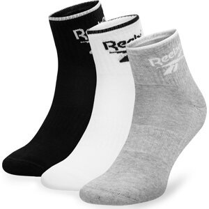 Sada 3 párů vysokých ponožek unisex Reebok R0362-SS24 (3-pack) Barevná