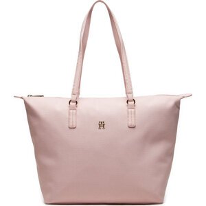 Kabelka Tommy Hilfiger Poppy Canvas Tote AW0AW15983 Whimsy Pink TJQ