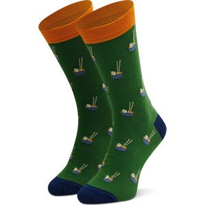 Klasické ponožky Unisex Dots Socks SX-444-Z Zelená