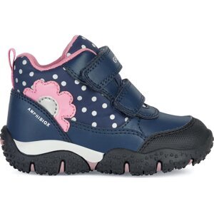Kotníková obuv Geox B Baltic Girl B Abx B2654A 0BCMN C4268 M Navy/Fuchsia