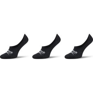 Sada 3 párů kotníkových ponožek unisex Reebok R0351-SS24 (3-pack) Černá