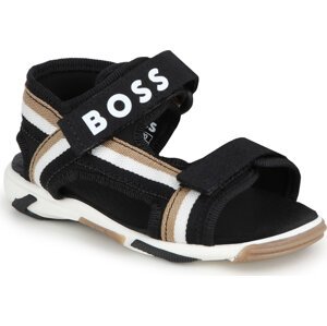 Sandály Boss J50877 M Černá