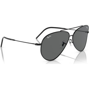 Sluneční brýle Ray-Ban Aviator Reverse 0RBR0101S 002/GR Černá