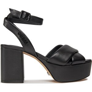 Sandály Guess Shanny FLJSNN LEA03 Černá