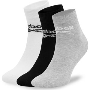 Sada 3 párů vysokých ponožek unisex Reebok R0429-SS24 (3-pack) Barevná