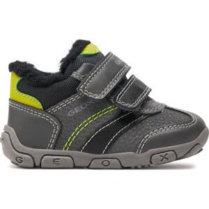Sneakersy Geox B Balu' B.A B1636A 0CEME C1267 Dk Grey/Lime