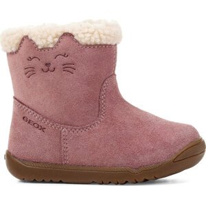 Kotníková obuv Geox B Macchia Girl B364PB 00022 C8025 Růžová
