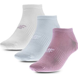 Sada 3 párů dámských ponožek 4F 4FWMM00USOCF276 90S