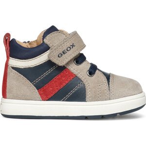 Kotníková obuv Geox B Biglia Boy B044DA 02285 C0829 Hnědá