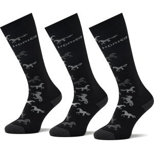 Klasické ponožky Unisex Horka Riding Socks 145450-0000-0203 H Black/Grey