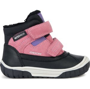 Kotníková obuv Geox B Omar Girl Wpf B262LD 022FU C0922 M Černá