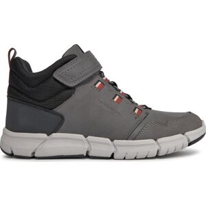 Kotníková obuv Geox J Flexyper B Abx J949XA 032FU C1102 D Šedá