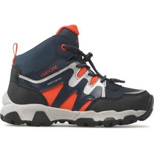 Kotníková obuv Geox J Magnetar B.B Abx A J263ZA 0CEFU C0820 S Navy/Orange