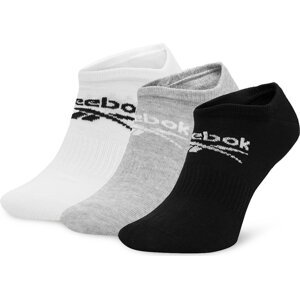 Sada 3 párů nízkých ponožek unisex Reebok R0353-SS24 (3-pack) Barevná