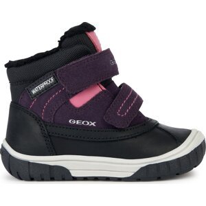 Kotníková obuv Geox B Omar Girl Wpf B262LD 022FU C9233 M Černá