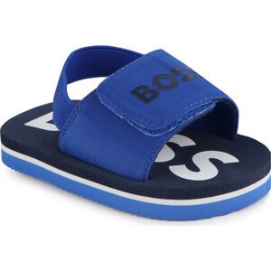 Sandály Boss J50889 M Modrá