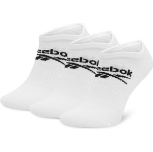 Sada 3 párů nízkých ponožek unisex Reebok R0353-SS24 (3-pack) Bílá