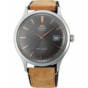 Hodinky Orient FAC08003A0 Brown/Silver