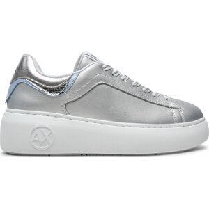 Sneakersy Armani Exchange XDX108 XV892 U279 Stříbrná