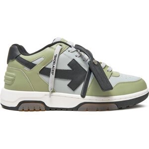 Sneakersy Off-White OMIA189S22LEA0015710 Zelená