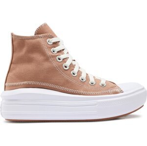 Plátěnky Converse Chuck Taylor All Star Move A04672C Hnědá