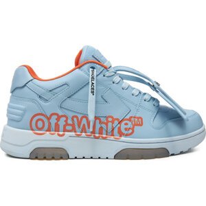 Sneakersy Off-White OMIA189S22LEA0044020 Světle modrá