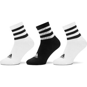 Sada 3 párů dětských vysokých ponožek adidas BTS JG3998 Barevná