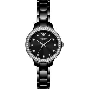 Hodinky Emporio Armani Ceramic AR70008 Černá