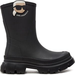 Holínky KARL LAGERFELD Trekka KL43567 Černá