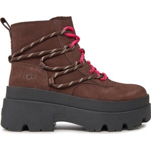 Turistická obuv Ugg W Brisbane Lace Up 1143841 Hnědá