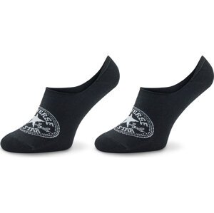 Sada 2 párů dámských ponožek Converse E1138B-2009 Černá